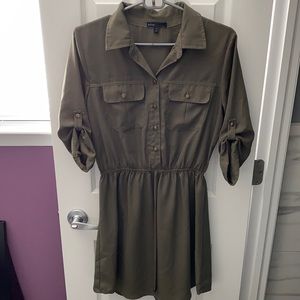 Women’s size medium olive color bottom dress